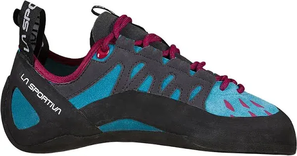 La Sportiva Tarantulace Climbing Shoes Women's(Topaz/Red Plum, 39.5)