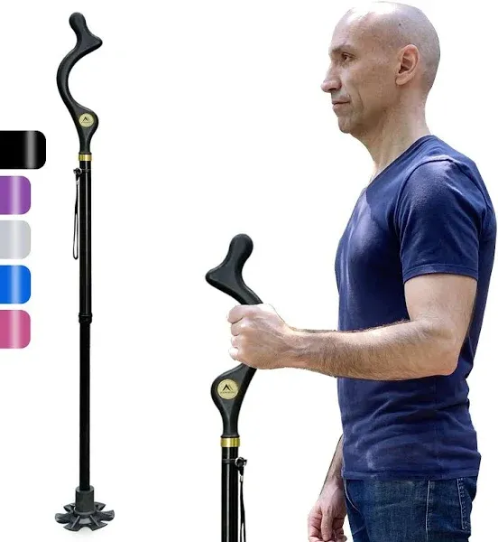 Walking Cane Foldable for Men &amp; Women Seniors for Balance, Self Standing OPENBOX