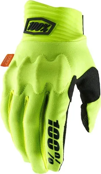 100% Cognito Gloves Yellow Black