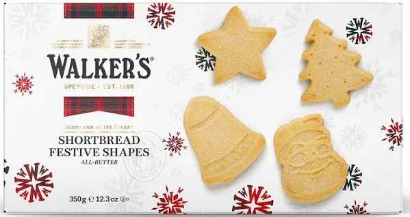 Walkers Festive Shapes Shortbread