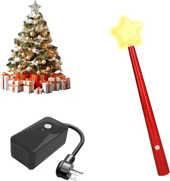 Christmas Wand Remote Control Outlet Christmas Tree Lights Remote with Music ...