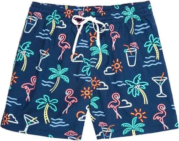 chubbies classic swim trunk shorts the neon lights inseam 5.5&quot; men xx-large xxl