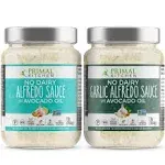 Primal Kitchen No Dairy Alfredo Sauce 2 Pack, Plant Based and Vegan Friendly