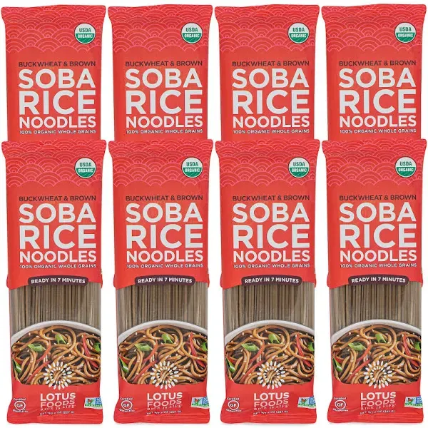 Lotus Foods Organic Buckwheat & Brown Soba Rice Noodles