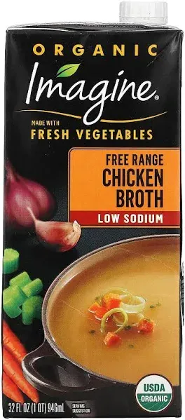 Imagine Organic Low Sodium Free Range Chicken Broth