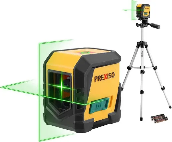 Laser Level with Tripod, 65Ft Self Leveling Cross Line Laser Level, Green Lin...