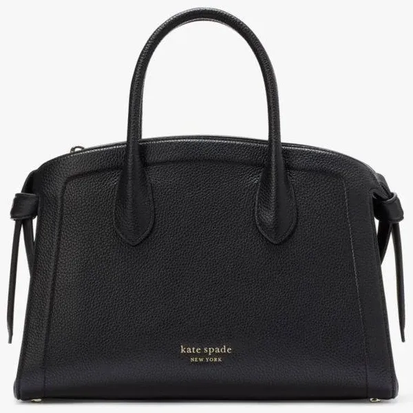 Kate Spade Knott Pebbled Leather Medium Zip-Top Satchel