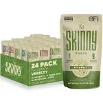 Its Skinny Pasta 24-Variety Pack Pre-Cooked Konjac Pasta High Fiber & Gluten Free Pasta Shirataki Noodles, Keto & Paleo-Friendly