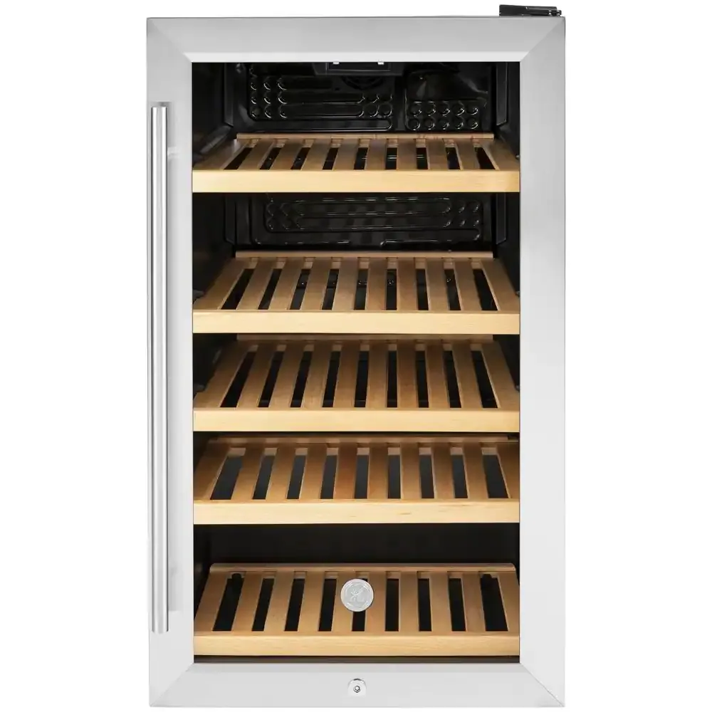 GE Appliances 19" Beverage Center in Stainless Steel