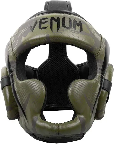 Venum Elite Boxing Headgear - Khaki camo - One Size - Venum