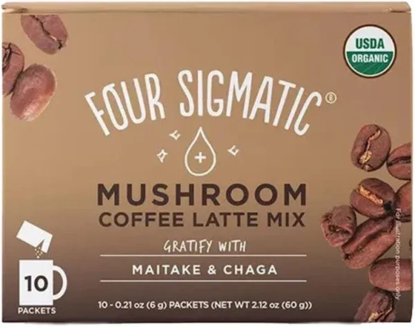 Four Sigmatic Coffee Latte Mix Lion's Mane 10 Packets