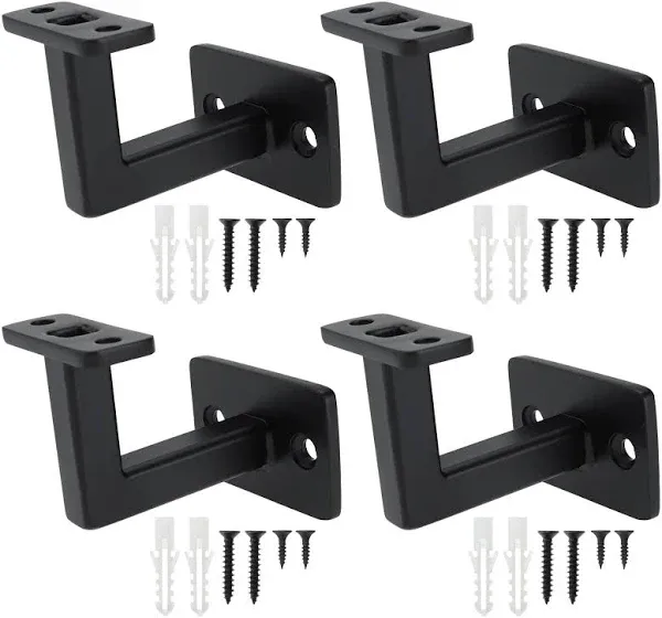 4pcs Swivel Adjustable Square Hand Rail Brackets