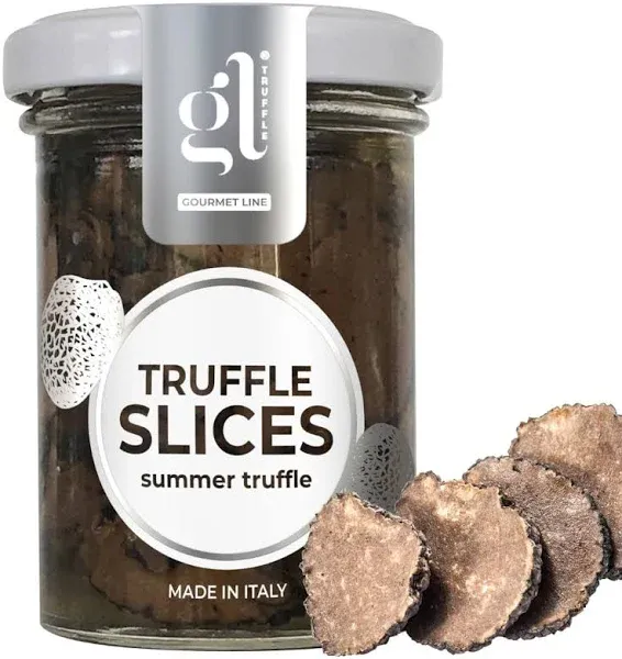 Truffle Slices, Black Summer Truffle Carpaccio, (85 gr) (2.99 oz), Preserved,...