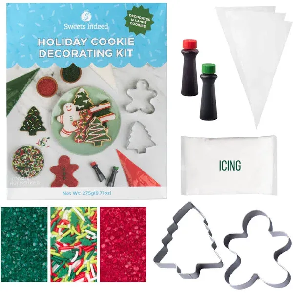 Sweets Indeed Holiday Cookie Decorating Kit