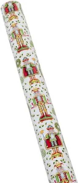 Caspari Nutcracker Christmas Gift Wrap