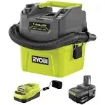 Ryobi ONE+ 18V Cordless 1 gal. Wet/Dry Vacuum (Tool Only)