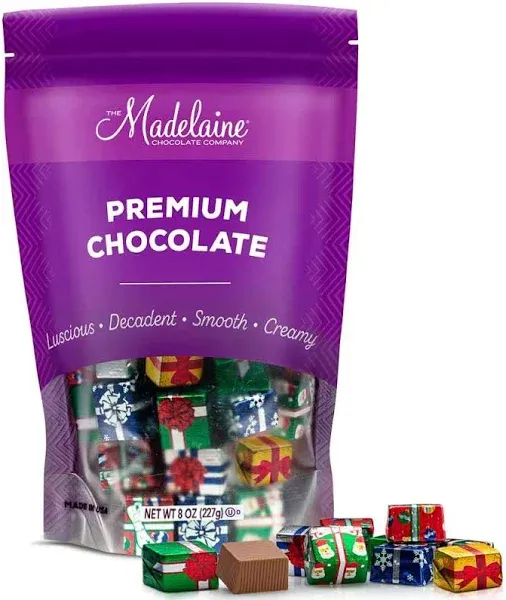 Madelaine Solid Premium Milk Chocolate Christmas 1 Pound (Pack of 1) Presents