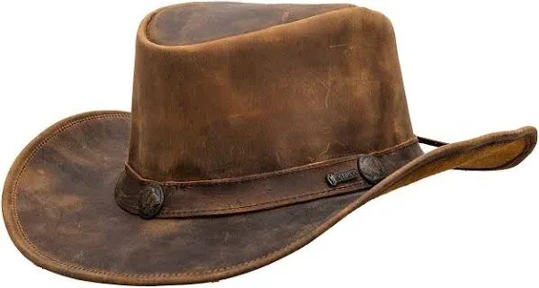 Outback Trading Co. Men's Cheyenne Leather Hat