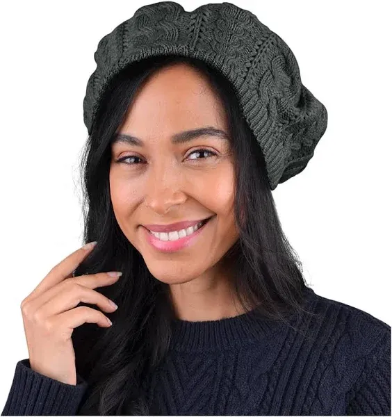 Nollia Soft Knit Solid Color Beanie, Chic, and Lightweight Crochet Knitted Style Beanie Hat for Women