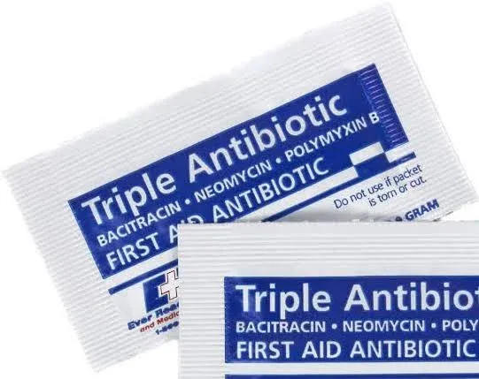 Ever Ready First Aid Triple Antibiotic Ointment .9gr Packets - 144 Count