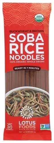 Lotus Foods Organic Buckwheat & Brown Soba Rice Noodles