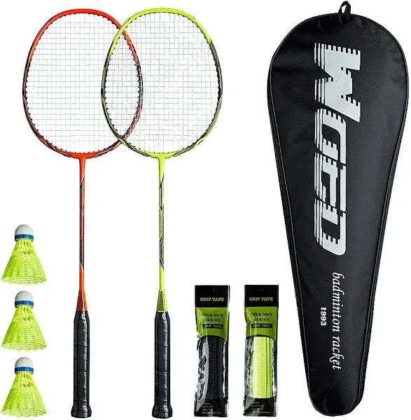 Professional Carbon Fiber Badminton Rackets Badminton Racquet for Backyards Gym