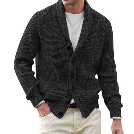 Men's Long Sleeve Shawl Collared Cardigan - Goodfellow & Co™