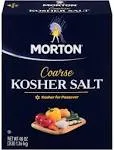 Morton Kosher Salt, Coarse - 48 oz