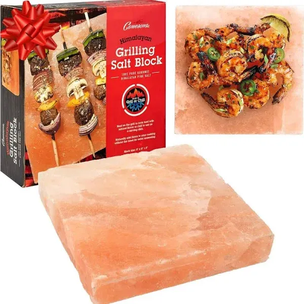 Himalayan Salt Block Cooking Plate, Square Easy Salt Slab and Grilling Stone ...