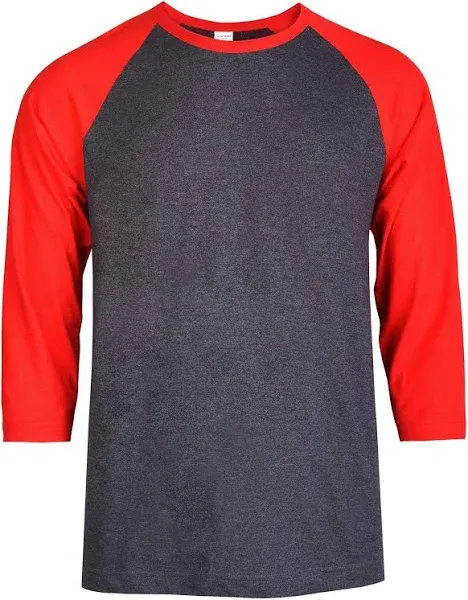 Top Pro Men's 3/4 Sleeve Casual Raglan Jersey Baseball Tee Shirt