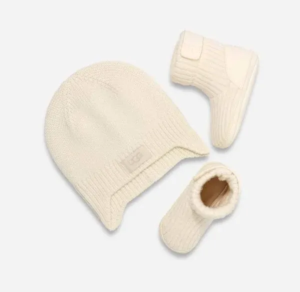 UGG Baby-Boy's Skylar and UGG Beanie Gift Set