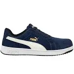 Puma Safety Iconic Suede Low EH SR Comp Toe 11 Men's Navy