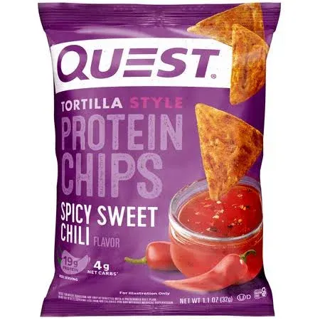 Quest Spicy Sweet Chili Tortilla Style Protein Chips