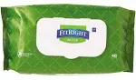 Medline FitRight Aloe Quilted Heavyweight Personal Cleansing Cloth Wipes, Unscented, 576 Count, 8 x 12 inch Adult Large Incontinence Wipes