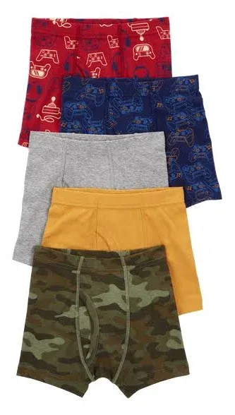 Carter's Boy's 5-Pack Cotton Boxer Briefs