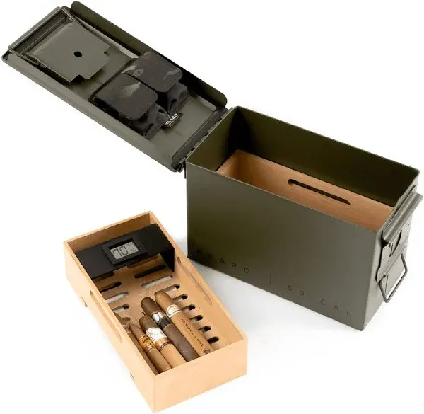 Case Elegance The Smoke Can 50 Cal Humidor