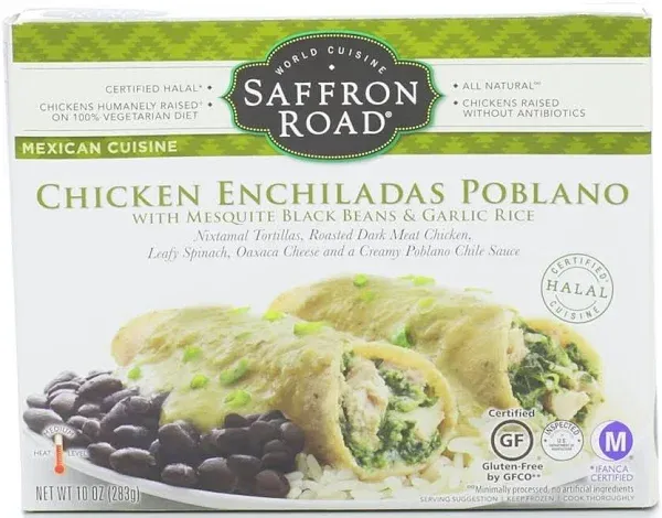 Saffron Road Chicken Enchiladas Poblano