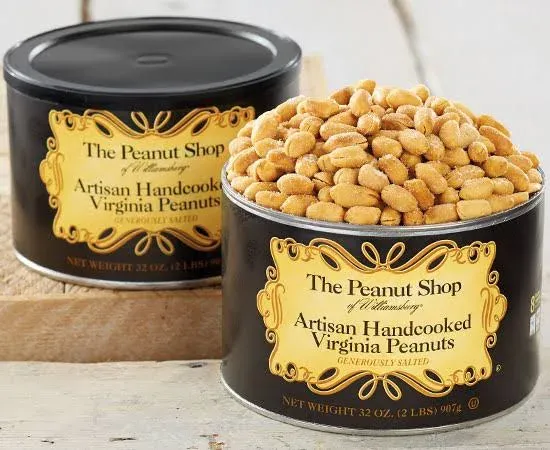 The Peanut Shop of Williamsburg Handcooked Virginia Peanuts