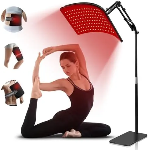 red light therapy panel with stand for beauty LED Red Light Therapy Lamp