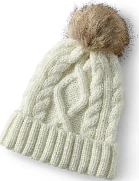 Lands' End Kids Novelty Pom Hat