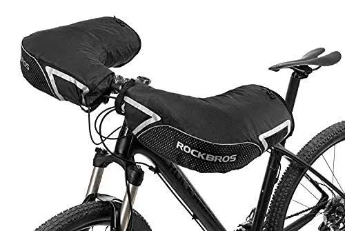 ROCKBROS Winter Handlebar Mittens - Extreme Cold Weather MTB Fat Bike Pogies