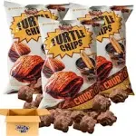 Munchmo Turtle Chips Big 5.65oz (160 grams) 3 Packs Turtle Chip Choco Churro Flavor Crunchy Snack Perfect for On-The-Go Snacking