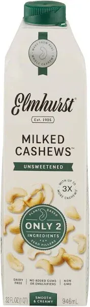 Elmhurst Unsweetened Cashew Milk