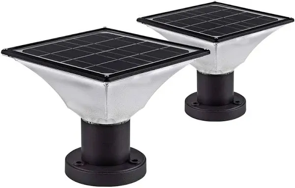 Solar Post Cap Lights – Auto On/Off Solar Post Lights Outdoor – Post Lights Outd