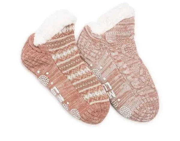 MUK LUKS Women&#039;s 2-Pair Short Cabin Socks