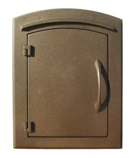 Manchester Non-Locking Plain Door Column Mount Mailbox