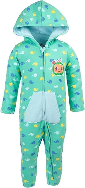 CoComelon JJ Fleece Zip Up Coverall Infant to Toddler