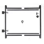 Adjust-A-Gate Original Series 60 in. 96 in. Wide Gate Opening, Steel Gate Frame Kit