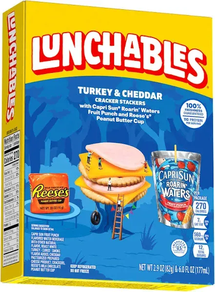 Lunchables Cracker Stackers Turkey and Cheddar