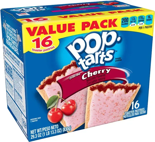 Pop Tarts Frosted Cherry Toaster Pastries